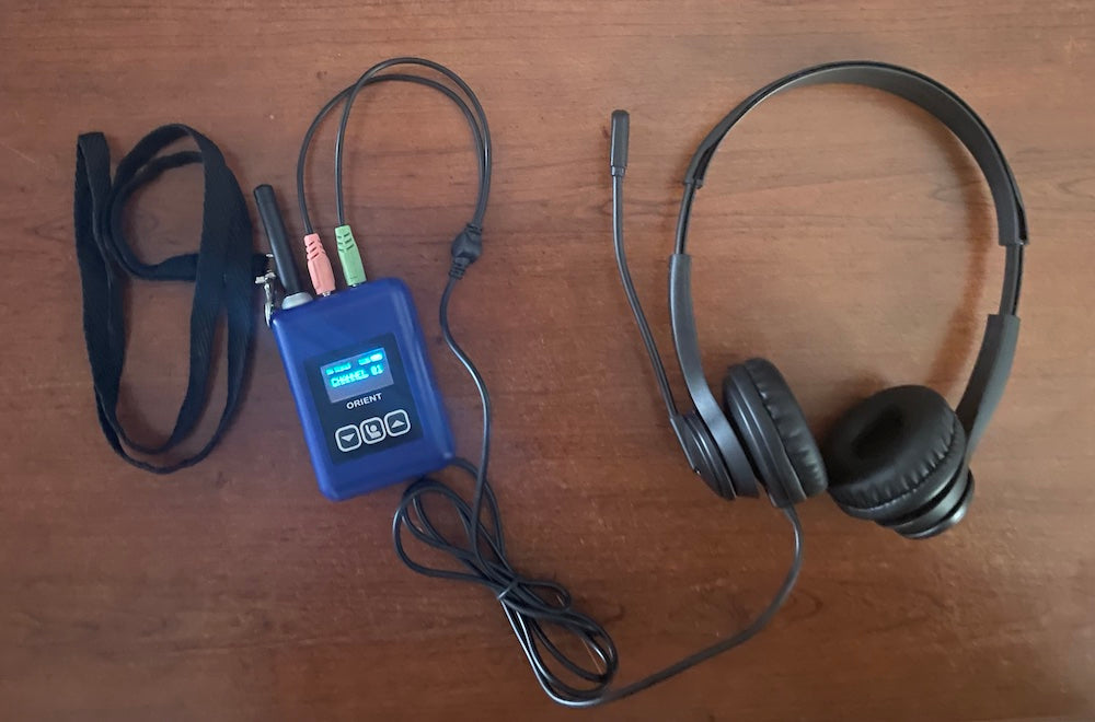 ORIA-X50 Tour Guide System Delegate (Receiver) Unit